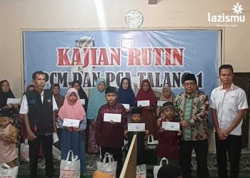 Berbagi di Hari Bermakna: Lazismu Talang 1 Hadirkan Senyum Dhuafa dan Yatim di Momentum HBM
