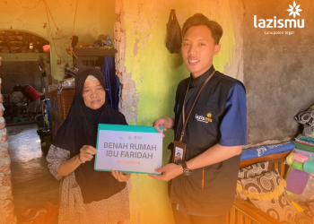 Benah Rumah Ibu Faridah, Ikhtiar LAZISMU Hadirkan Hunian Lebih Layak